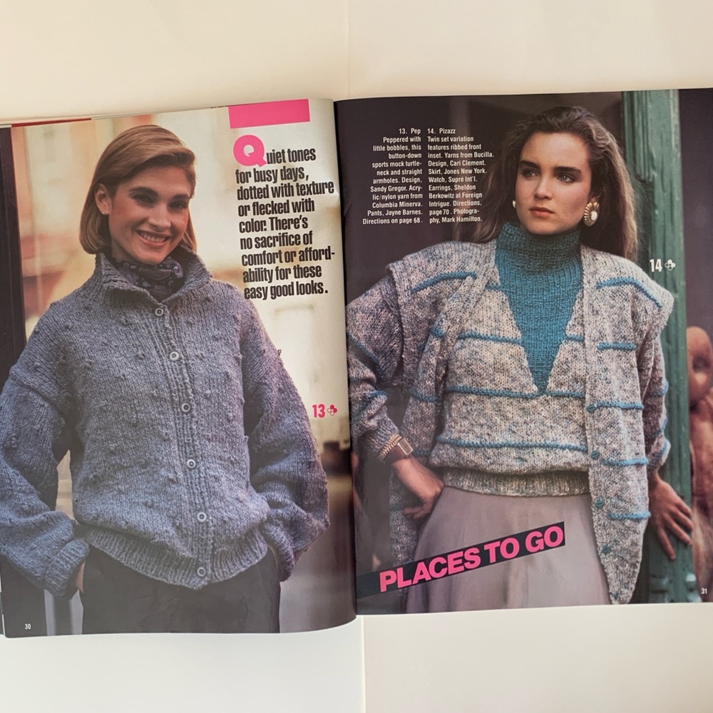 Knitting With Simplicity Magazine 30 Winning Fall Designs Full Patterns Included - Picture 9 of 17